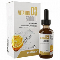 Vitamin D3 5000 IU drops 60ml/65g  (апельсин)