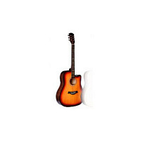 Акустическая гитара 41" FT-221-3TS с вырезом, санберст